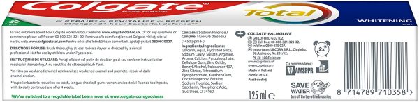 Colgate Total Toothpaste, 125ml - Image 8