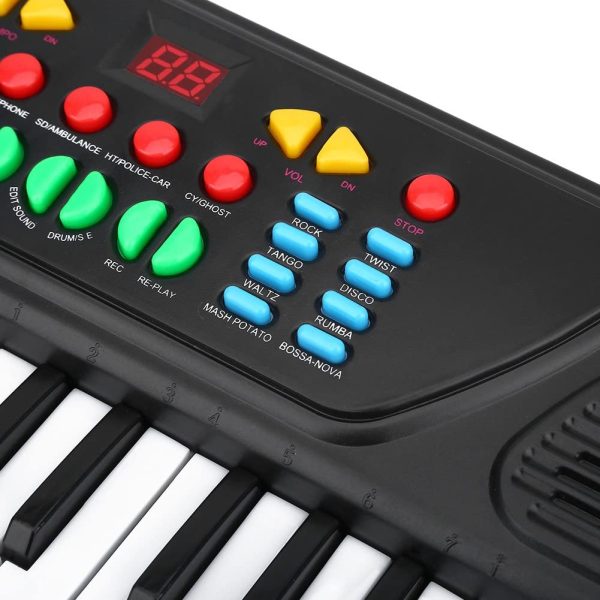 Piano for Kids,37 Key Piano Keyboard Multi-function Electronic Keyboard Piano Play Piano Organ with Microphone Educational Toy with Microphone for Toddlers Kids Children Beginners - Image 7