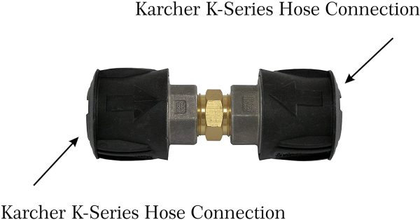 K Karcher Pressure Washer Quick Release Adaptor Series Hose To Hose Connector - Image 2