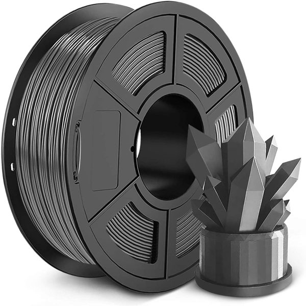 PLA 3D Printer Filament 1.75mm,  PLA Filament, Dimensional Accuracy +/- 0.02 mm, 1 kg Spool, PLA 1.75 Grey - Image 4