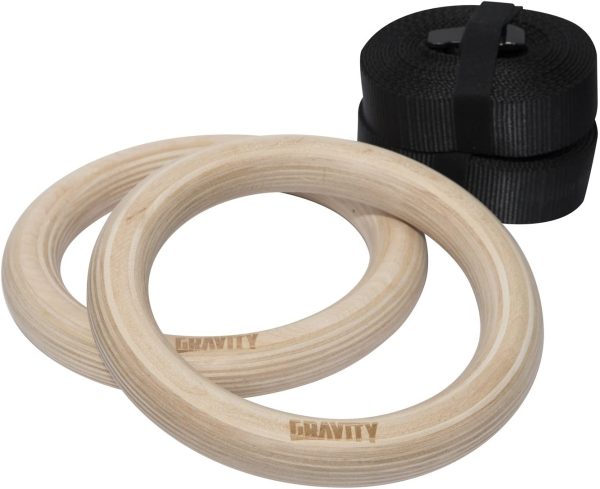 Gravity Fitness wooden Gymnastic Rings - Image 8