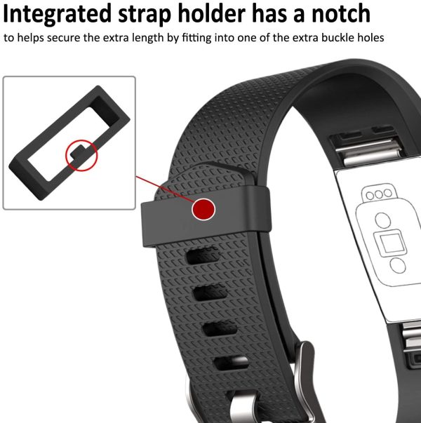 DigiHero For fitbit Charge 2 straps,Replacement strape for Fitbit charge 2 strap (1 Pack), Adjustable Sport Wristbands for Women/Men,Small/Large - Image 6