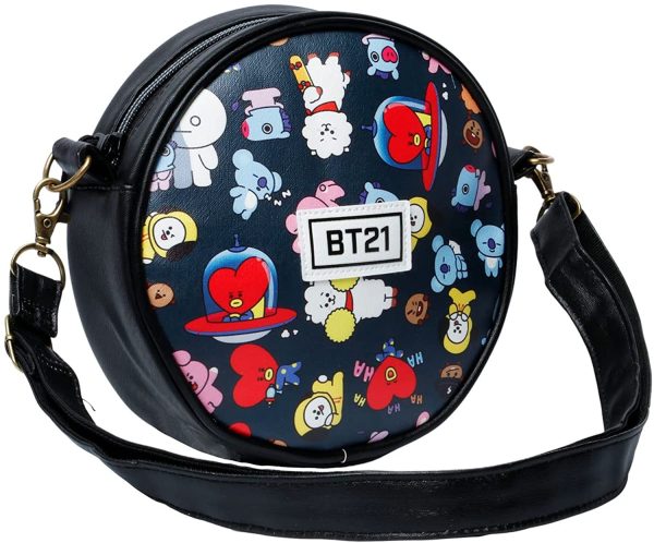 BT21 -Round Shoulder Bag, one size - Image 2