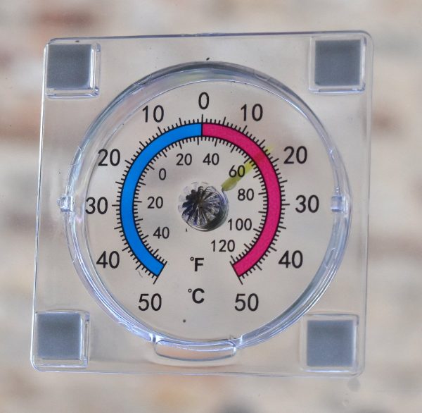 Dial / analogue stick on Window thermometer - read outside temperature from inside house -60 to +120 Fahrenheit and -50 to +50 Centigrade - Image 4