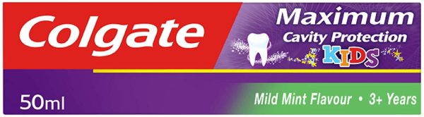 Colgate Kids Maximum Cavity Protection Mild Mint Toothpaste, 50 ml - Image 3