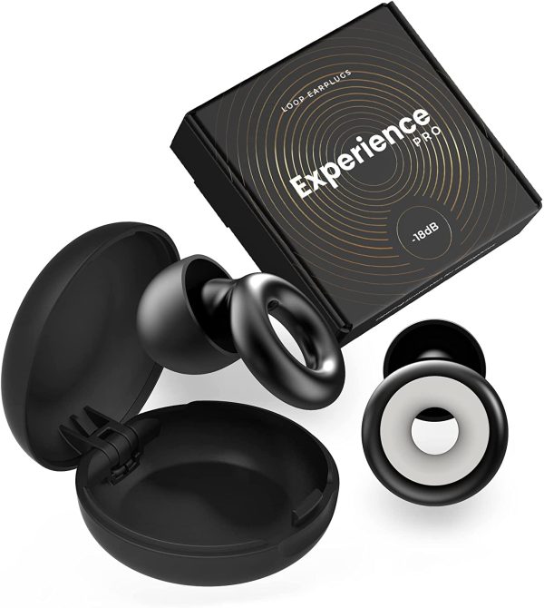 Loop Experience Pro Earplugs - High Fidelity Hearing Protection for Musicians, DJs, Drummers, Festivals, Concerts and Nightlife ?C 18dB Noise Reduction Ear Plugs ?C Extra Accessories incl - Black - Image 7