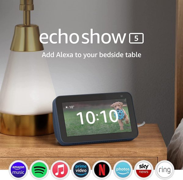 Echo Show 5 | 2nd generation (2021 release), smart display with Alexa and 2 MP camera | Deep Sea Blue - Image 5