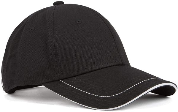 BOSS Mens Cap 1 Baseball Cap in Cotton Twill with Embroidered Logo - Image 2