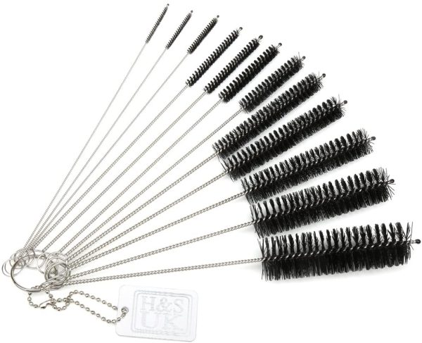 H&S Kettle Spout Brush Pipe Cleaners Teapot Nozzle Brush Set Bottle Tube Brush Glasses Straw Cleaning Brush - Image 5