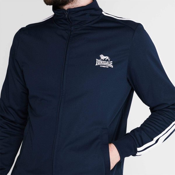 Lonsdale Mens Sports Full Zip Running Track Jacket - Image 2