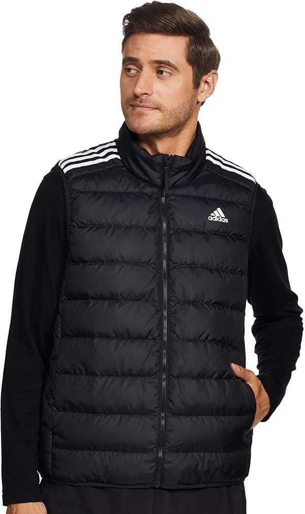 adidas Men's Ess Down Vest Jacket - Image 7