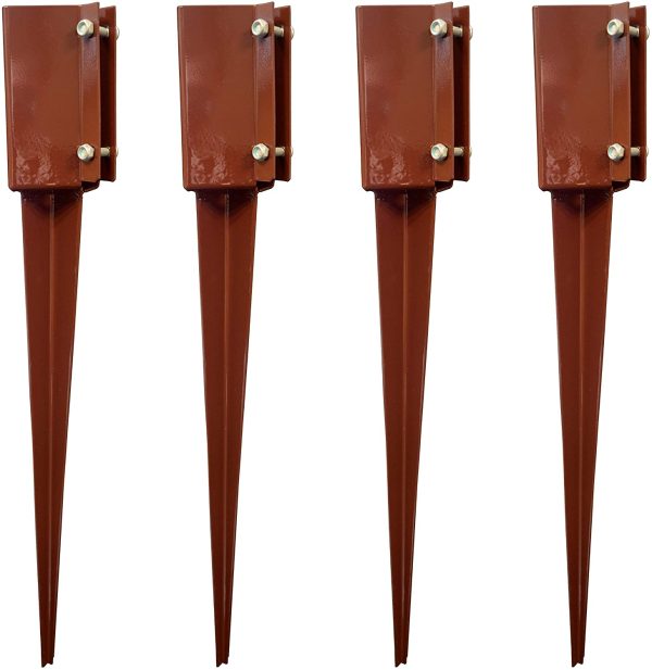 Fence Post Support 600mm Spike 3" / 75mm Holder (4,6,10 Pack) (4) - Image 3