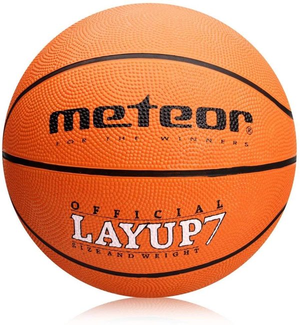 Basketball Children Women Men Sizes 5 6 7 Orange Ideal For Indoor Training Matches Soft Non-Slip Surface High Durability Good Grip Rubber - Image 3