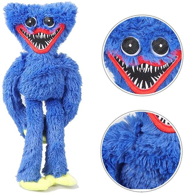 Piucrty Huggy Wuggy Plush Doll Big Bluey Smiling Plushie Toy Cute Smile Friendly Not Scary Nice Blue Plush Figure Smiley Next Day Delivery Good Gift For Girls Boys Girlfriend And Kids - Image 7