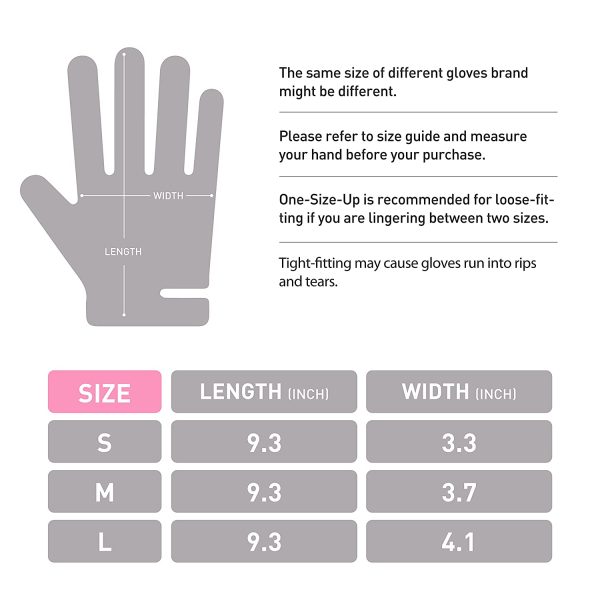 OKIAAS Pink Disposable Gloves XS|Latex-Free Vinyl Gloves for Household, Food Handling, Lab Work and More|Small,50 Counts/Box - Image 6