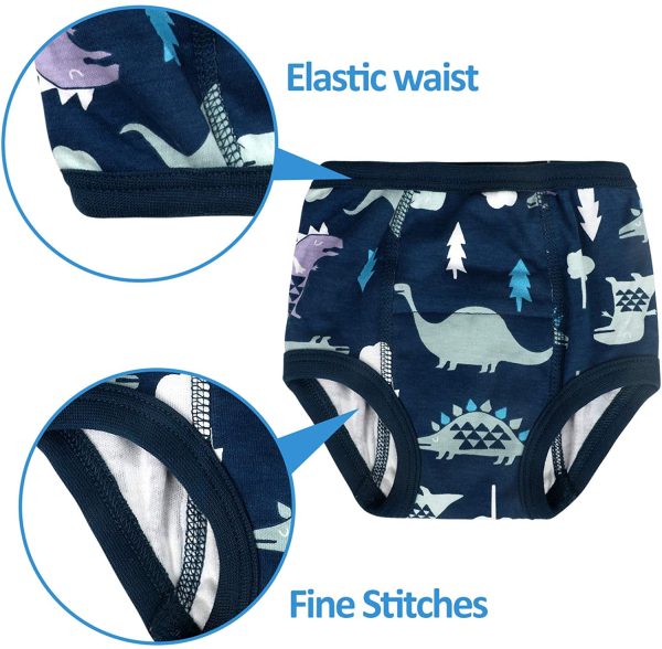 FLYISH DIRECT Baby Potty Training Pant Toddler Training Underwear for Baby Girl and Boy 2T-6T - Image 5