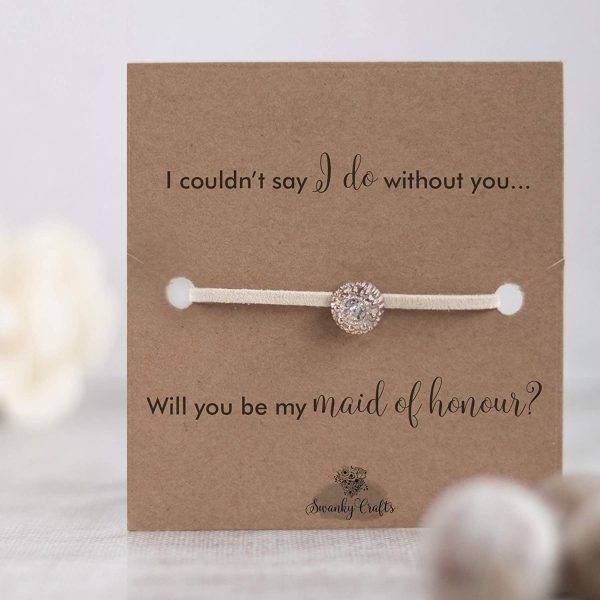 Maid of honour proposal gifts, will you be my maid of honour gifts, gifts for maid of honour, ivory - Image 8