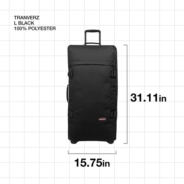 Eastpak Tranverz L Suitcase, 79 cm, 121 L, Black - Image 5