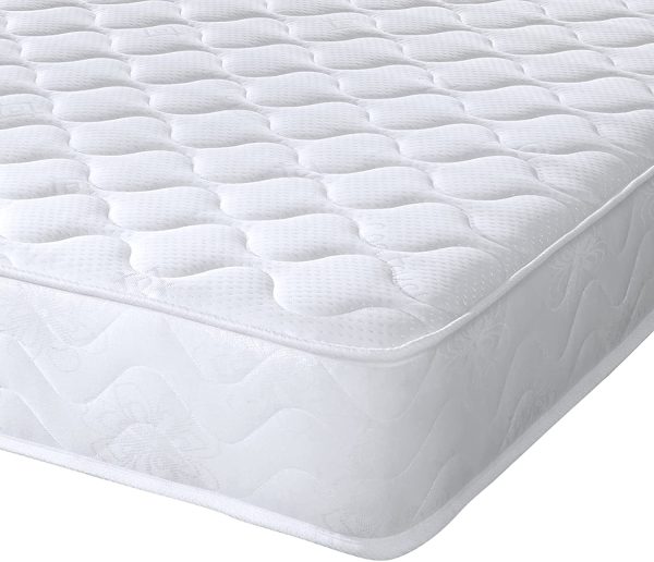 Extreme Comfort Cooltouch Essentials White 18cms Deep Spring Value Mattress, 2ft6 Small Single (2ft6 x 6ft3, 75cm x 190cm) - Image 5