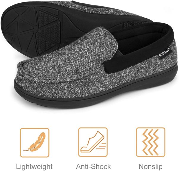 RockDove Men's SILVADUR Anti-Odor Moc Slipper - Image 2