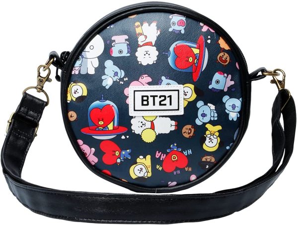 BT21 -Round Shoulder Bag, one size - Image 3