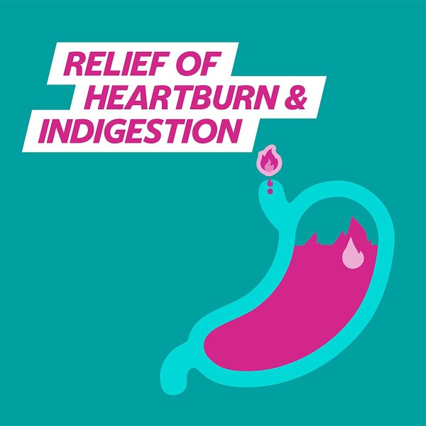 Gaviscon Heartburn Relief and Indigestion Liquid, Double Action, Mint Flavour, 600 ml - Image 2