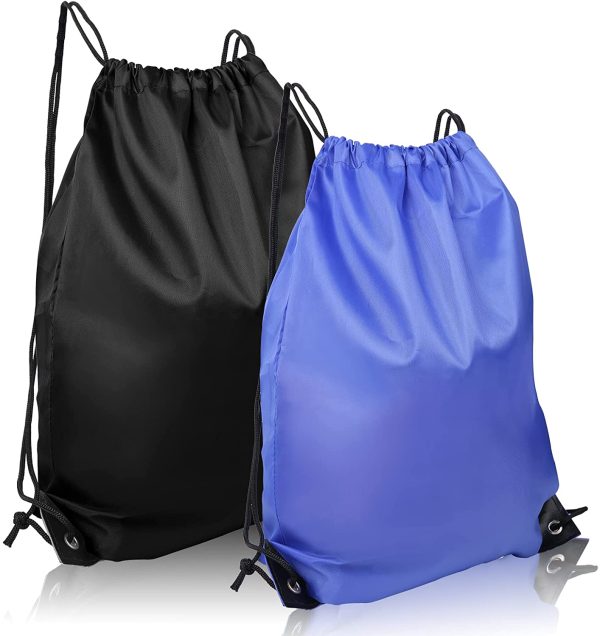 joyliveCY 2PCS Drawstring Bags, PE Bags Drawstring Gym Bag, String Swimming Bag Trainer Bag Personalised Drawstring Bag, Suitable for Sports, School, Gym, Travel, Swimming and Various Other Activities - Image 5