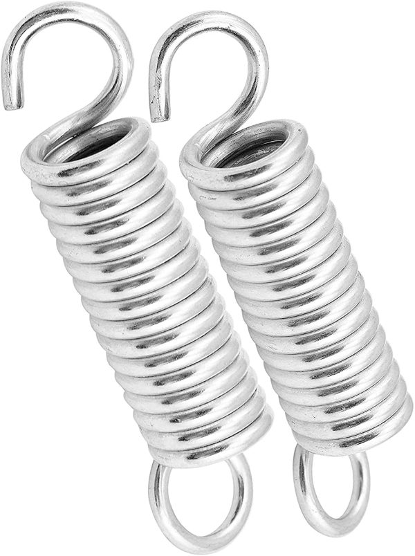 Extended Compressed Spring Small Dual Hook Ends Heavy-Duty Stainless Steel Replacement?Springs Tension Spring for Tents, awnings, caravans - Fastening Accessories (Pack of 2) - Image 6