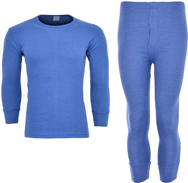 Orbiz Men??s Thermal Underwear Set - Full Long Sleeve Vest Top and Long Johns Bottoms Perfect Heat Micro Winter Underwear