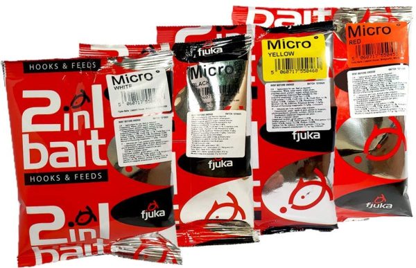 Fjuka Micros Bait - Quad Pack. White, Yellow, Red & Black. The Soft Feed Pellet That??s a Also a Hookbait. - Image 3