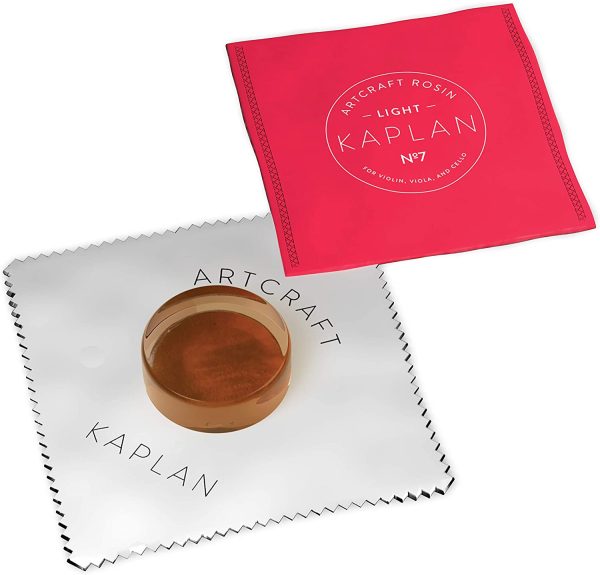 D'Addario KACR6 Violin Rosin - Cello Rosin - Kaplan Artcraft Rosin Violin, Light No. 6