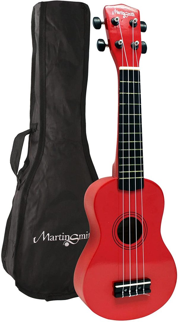 Martin Smith Soprano Ukulele with Ukulele Bag & Chord Book - Image 4