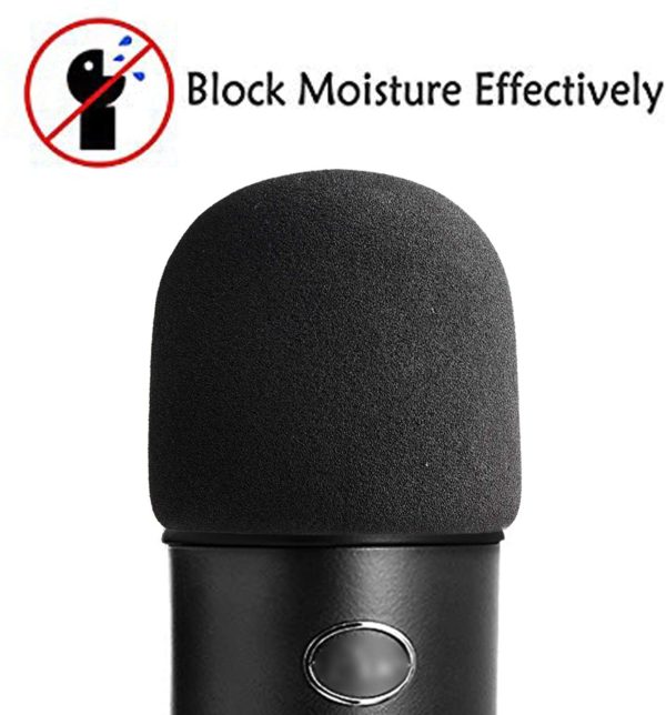 YOUSHARES Microphone Foam Cover - Mic Windscreen Large Size Pop Filter Mic Cover for Blue Yeti, Yeti Pro, MXL, Audio Technica Microphone - Image 4