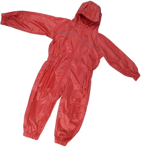 DRY KIDS Childrens Waterproof Rainsuit, All in One Dry Suit for Outdoor Play. Ideal Outerwear for Boys and Girls - Image 2