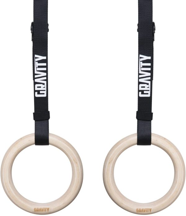 Gravity Fitness wooden Gymnastic Rings