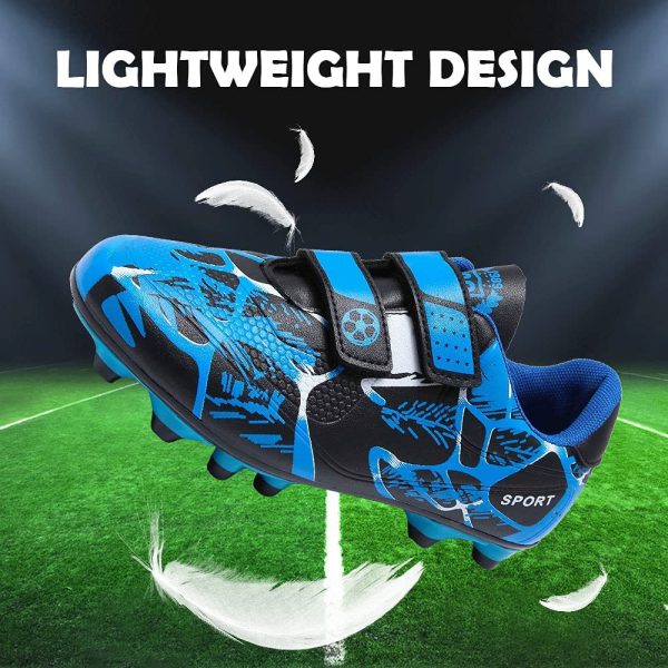 Football Boots Boys Trainers Kids Soccer Athletics Training Shoes Girls Sport Shoes Running Shoes Teenager Outdoor Football Shoes Sneakers for Unisex - Image 6