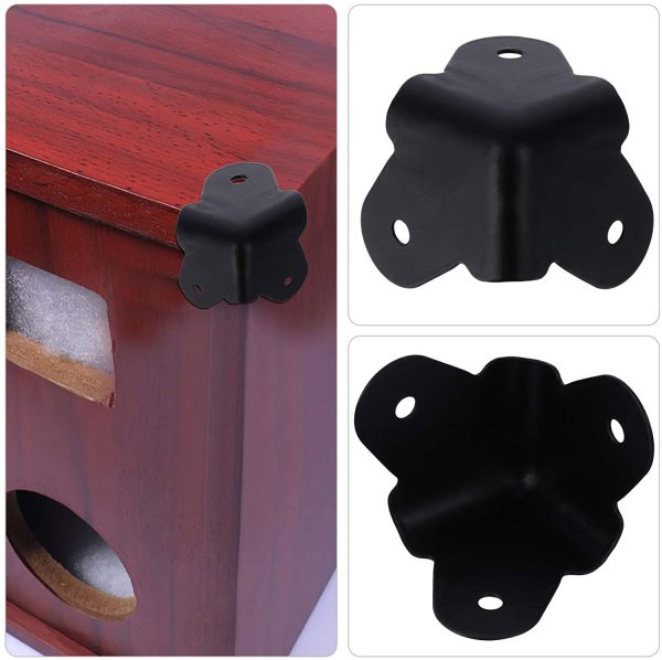 16pcs Speaker Cabinet Protectors Ampliefer Cabinet Corner Guard Protector Rounded Metal Corner Protector - Image 9