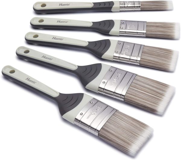 Seriously Good No Loss Paint Brushes for Walls and Ceilings, 5 Brush Pack, 0.5" 1" 1.5" 2" - Image 2