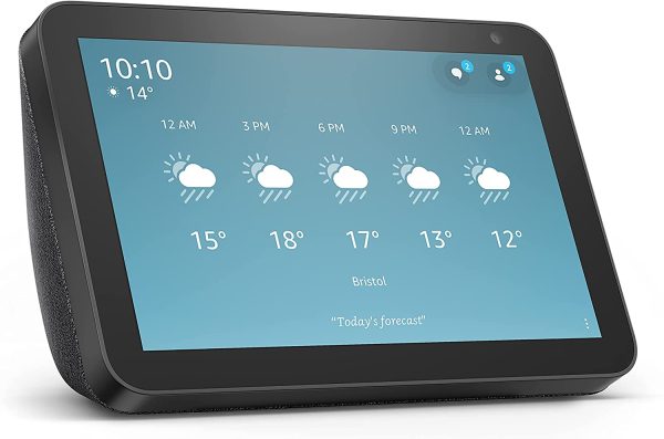 Echo Show 8 (1st Gen, 2019 release) ??Smart Display with Alexa ??Stay in touch with the help of Alexa ??Charcoal - Image 2