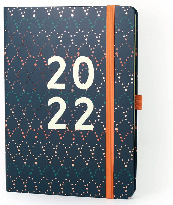 Perfect Year A5 Diary 2022. 2022 Diary A5 Week to View runs Jan - Dec'22. Luxury 2022 Planner Diary to Manage Busy Schedules. Weekly Planner 2022 with Note Pages, Shopping Lists & More - Image 7