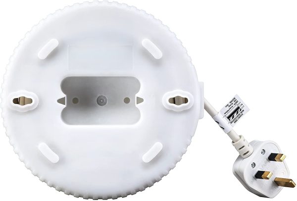 SCT0413/4W-MP Four Socket Cassette Reel Extension Lead, 4 Metres, White - Image 2