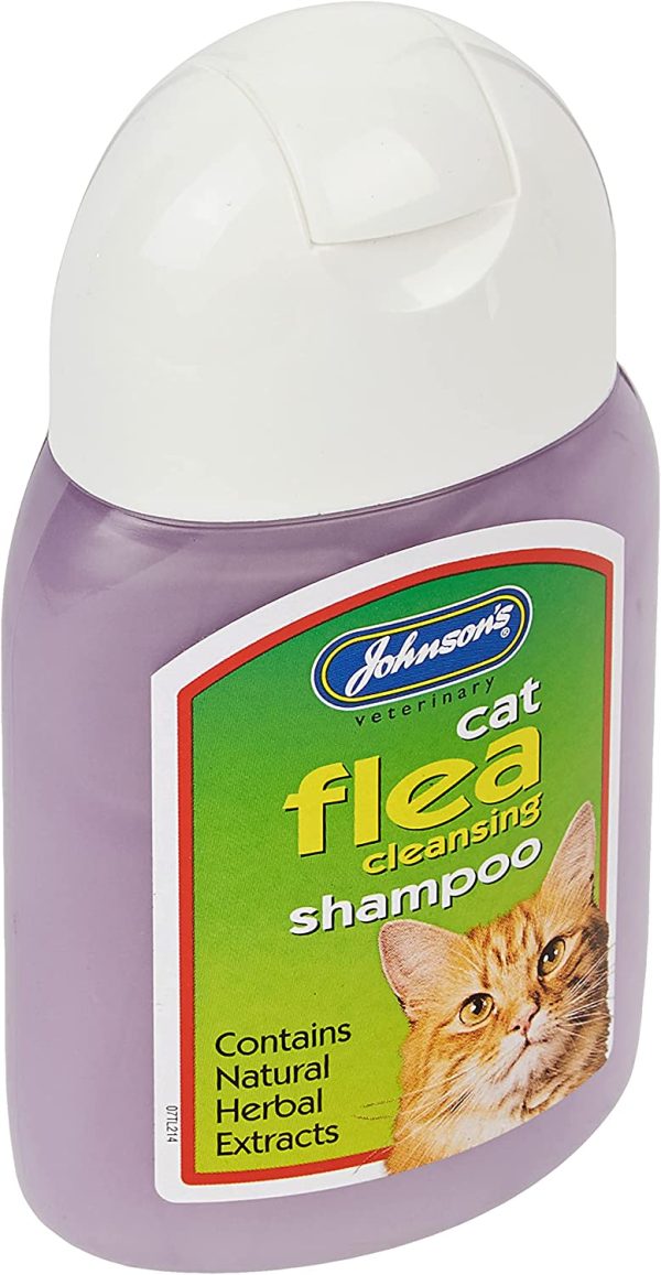 Johnsons 4Fleas  for Cats and Kittens, 6 Treatment Pack & Cat Flea Cleansing Shampoo 125 ml - Image 5