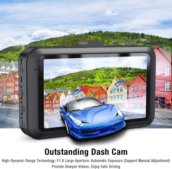 Dash Cams for Cars Dash Camera with 32G SD Card??2021 Upgraded??1080P Full HD Dashcam for Car 3.0" IPS Screen Dashboard Camera with Night Vision WDR G-Sensor Loop Recording 170?? Angle Parking Monitor - Image 5