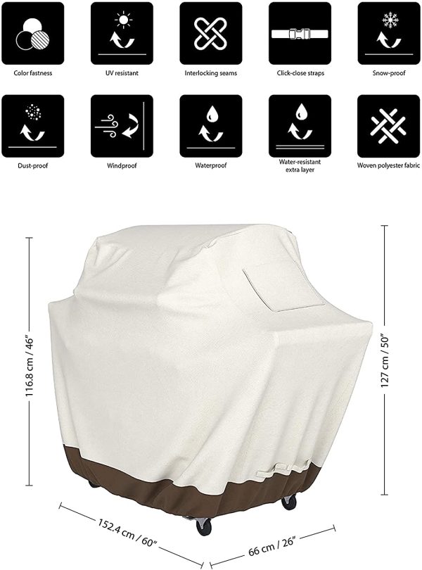 Amazon Basics Grill Cover, Medium & 3-Seater Bench Cover - Image 2