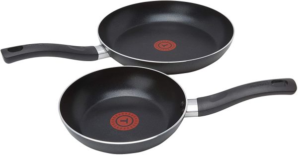 Taste 20 cm/ 28 cm Twin Pack Frying Pan Set, Non Stick -Black & Circulon - Momentum - Slotted Turner - Heat Resistant - Comfort Handle - Nylon - Plastic Utensil - Black - Image 2