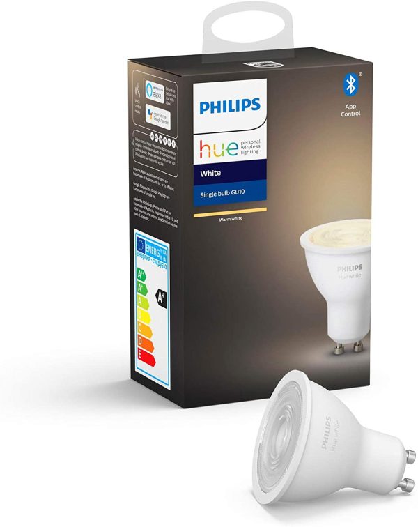 New White Smart Light [GU10 Spot] with Bluetooth. Works with Alexa, Google Assistant, Apple Homekit - Image 2