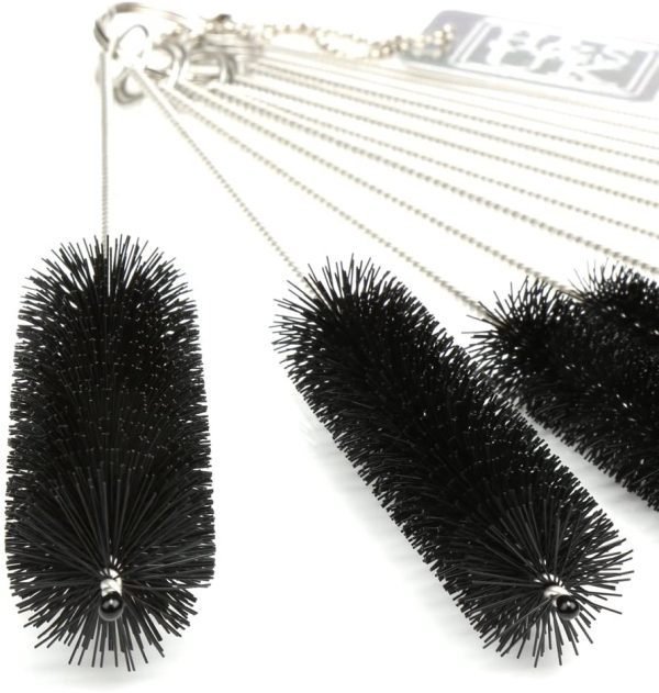 H&S Kettle Spout Brush Pipe Cleaners Teapot Nozzle Brush Set Bottle Tube Brush Glasses Straw Cleaning Brush - Image 4