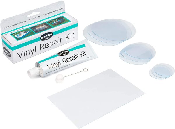 Lay-Z-Spa Vinyl Repair Kit for Hot Tubs, Inflatable Spas and Above Ground Pools (Repair Patches, Glue and Application Tool) - Image 5