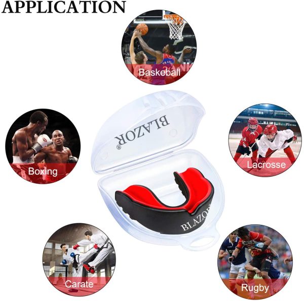 Gum Shield, Mouth Guard Boxing, Junior And Adult Mouthguard For Rugby Hockey Boxing Football Mma Sports, Kids Mouldable Gumshield For Muay Thai, Martial Arts, Bjj - Image 2