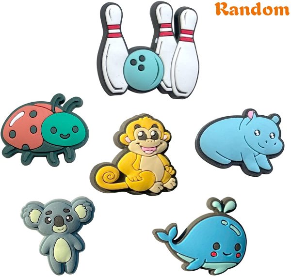 Lof of 30 50 100pc Random shoe charms for Clog Shoes Decorations Wristband Bracelet Party Favors - Image 7